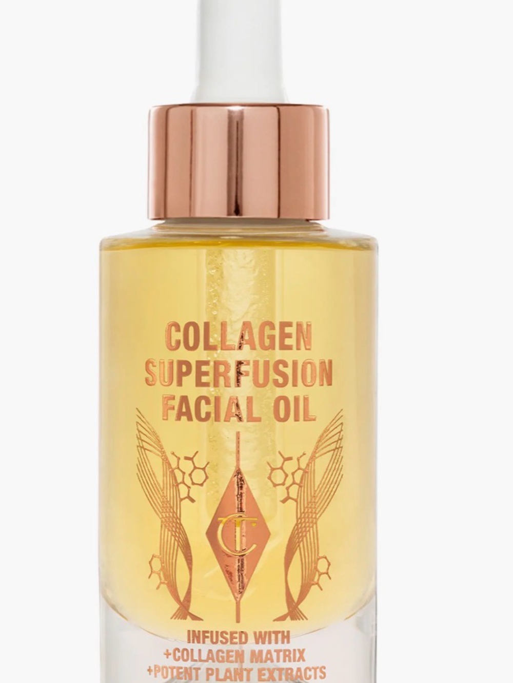 Charlotte Tilbury Collagen Superfusion Facial Oil - Gold and Rose Gold